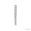 Chevron Diamond Fashion Hoop Earrings