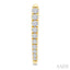 Chevron Diamond Fashion Hoop Earrings