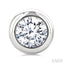 Round Shape Bezel Set Diamond Stud Earrings