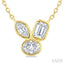 Mixed Shape Bezel Diamond Fashion Pendant