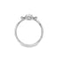 Rose-cut Diamond Halo Engagement Ring