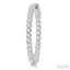 Inside-Out Diamond Round Hoop Earrings