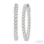 Inside-Out Diamond Round Hoop Earrings