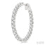Inside-Out Diamond Round Hoop Earrings
