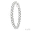 Inside-Out Diamond Round Hoop Earrings