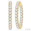 Inside-Out Diamond Round Hoop Earrings