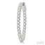 Inside-Out Diamond Round Hoop Earrings