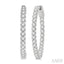 Inside-Out Diamond Round Hoop Earrings