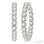 Inside-Out Diamond Round Hoop Earrings