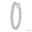 Inside-Out Diamond Round Hoop Earrings