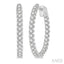 Inside-Out Diamond Round Hoop Earrings