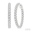 Inside-Out Diamond Round Hoop Earrings