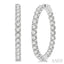 Inside-Out Diamond Round Hoop Earrings