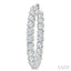 Inside-Out Diamond Round Hoop Earrings