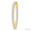 Inside-Out Diamond Round Hoop Earrings