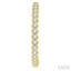 Inside-Out Diamond Round Hoop Earrings