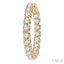 Inside-Out Diamond Round Hoop Earrings