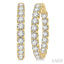 Inside-Out Diamond Round Hoop Earrings