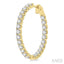 Inside-Out Diamond Round Hoop Earrings