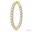 Inside-Out Diamond Round Hoop Earrings
