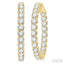 Inside-Out Diamond Round Hoop Earrings