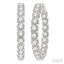 Inside-Out Diamond Round Hoop Earrings