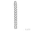 Inside-Out Diamond Round Hoop Earrings