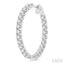 Inside-Out Diamond Round Hoop Earrings