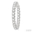 Inside-Out Diamond Round Hoop Earrings