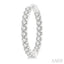 Inside-Out Diamond Round Hoop Earrings