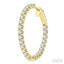 Inside-Out Diamond Round Hoop Earrings