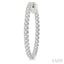 Inside-Out Diamond Round Hoop Earrings