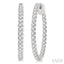 Inside-Out Diamond Round Hoop Earrings