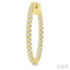 Inside-Out Diamond Round Hoop Earrings