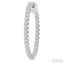 Inside-Out Diamond Round Hoop Earrings