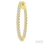 Inside-Out Diamond Round Hoop Earrings