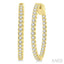 Inside-Out Diamond Round Hoop Earrings