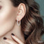 Inside-Out Diamond Round Hoop Earrings