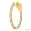 Inside-Out Diamond Round Hoop Earrings
