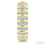 Ribbed Diamond Half Hoop Earrings