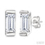 Baguette Diamond Petite Fashion Earrings