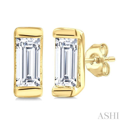 Baguette Diamond Petite Fashion Earrings