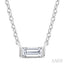 Baguette Diamond Petite Fashion Pendant