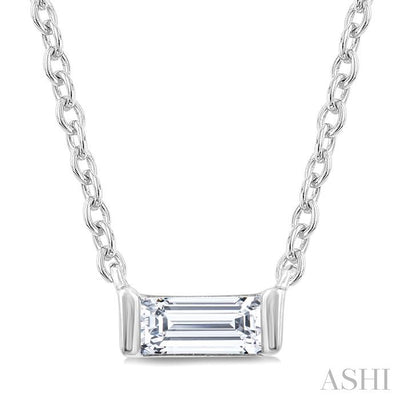Baguette Diamond Petite Fashion Pendant