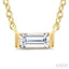Baguette Diamond Petite Fashion Pendant