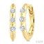 Diamond Huggie Fashion Earrings