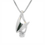 Asymmetrical Diamond Pendant