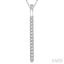 Vertical Bar Petite Diamond Fashion Pendant