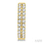 Two Row Petite Diamond Huggie Fashion Earrings