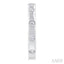 Flush Bezel Set Diamond Fashion Hoop Earrings